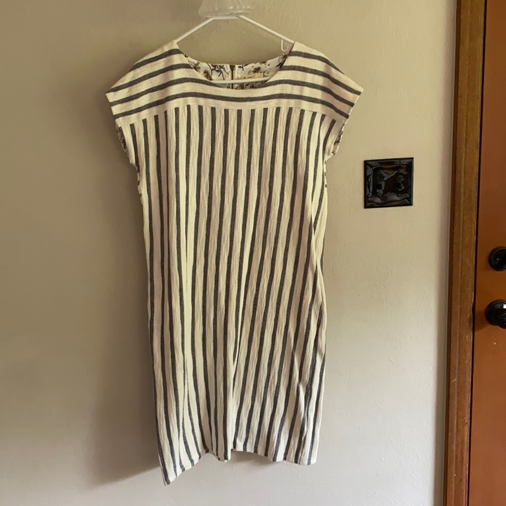 Comfy, striped dress with pockets